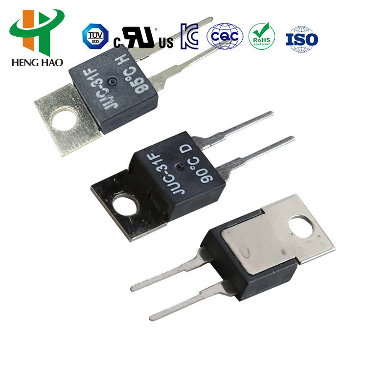 JUC-31F ฟิวส์ความร้อนรีเซ็ตอัตโนมัติสําหรับ PCB และอุปกรณ์ความร้อน