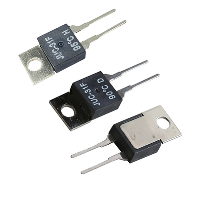Miniature Bimetal Thermostat JUC-31F Mini Thermal Cut Off Switch 250v 2A 0-130C