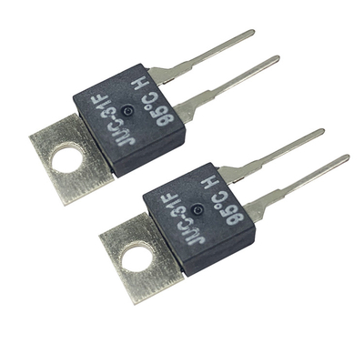 Miniature Bimetal Thermostat JUC-31F Mini Thermal Cut Off Switch 250v 2A 0-130C