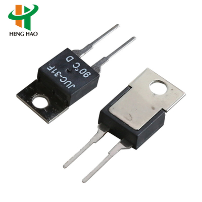 250V 2A Bimetal Thermostat Temperature Controller Switch Overload Mini