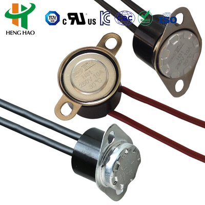 TI/11 KSD301 เทอร์โมสแตตสองโลหะ TI/33 เครื่องควบคุมอุณหภูมิ TIM เครื่องเปลี่ยนอุณหภูมิ