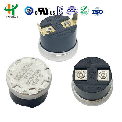 250V16A KSD301 เครื่องควบคุมอุณหภูมิ 125V 16A เทอร์โมสแตตสองโลหะ KSD301 เครื่องควบคุมอุณหภูมิ