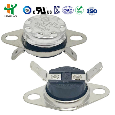KSD302 เฟชั่นความร้อน KSD301-R เทอร์โมสแตตสองโลหะ KSD301-V เฟชั่นความร้อนรีเซ็ตอัตโนมัติ