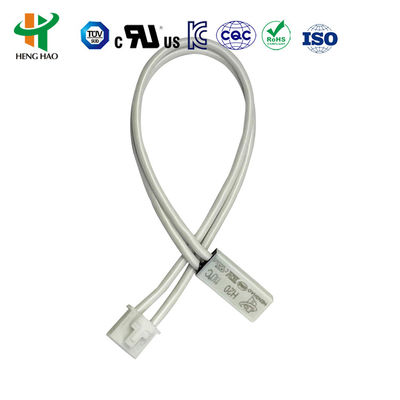 KSD9700 ฟิวส์ความร้อนอัตโนมัติพร้อมช่วงอุณหภูมิ 0-250℃ และเคสเบกาไลต์สำหรับใช้งานแบบปกติปิดหรือปกติเปิด