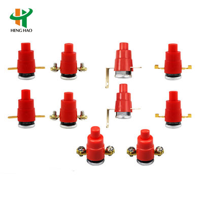 KSD301 เทอร์โมสแตตสองโลหะ พร้อมโครงพลาสติกหรือเซรามิก และหมวกอลูมิเนียมหรือหัวทองแดงสําหรับอุปกรณ์ไฟฟ้าครัวเรือน