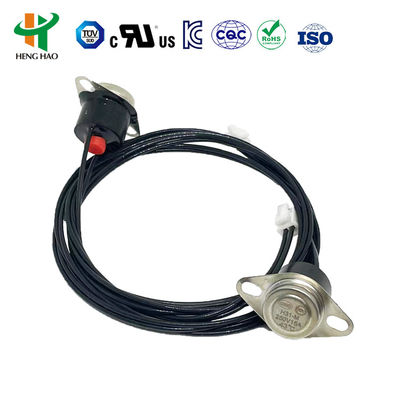 250V 16A ไส้ตัดความร้อน ไส้ตัดการกระทําฉับพลัน เทอร์โมสเตตสองโลหะ
