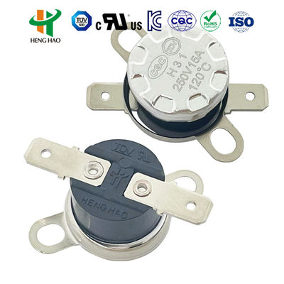 เครื่องป้องกันอุณหภูมิ KSD301 KSD301 เทอร์โมสแตต KSD302 เทอร์โมสแตตสองโลหะ KSD303