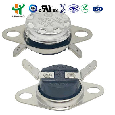 เครื่องป้องกันอุณหภูมิ KSD301 H31 เทอร์โมสแตตสองโลหะ KSD302 เทอร์โมสแตต KSD301