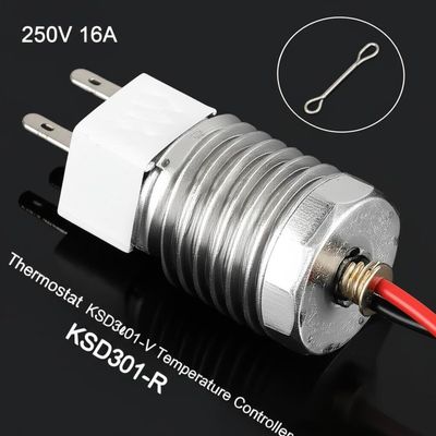 250V 16A เทอร์โมสแตต KSD301 KSD301-V เครื่องควบคุมอุณหภูมิ