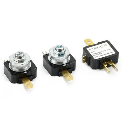 ST11 เทอร์โมสแตต ST01 เทอร์โมสแตตสองโลหะ ST05 เครื่องป้องกันอุณหภูมิ