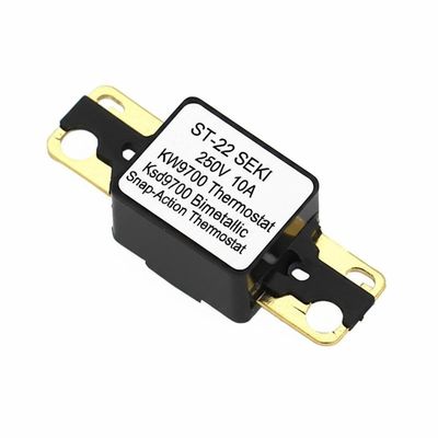 ST-22 SEKI 250V 10A KW9700 เทอร์โมสตาร์ Ksd9700 เทอร์โมสตาร์สองโลหะ