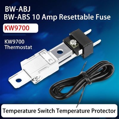 BW-ABJ BW-ABS 10 แอมเปียร์ เฟยส์ที่สามารถตั้งค่าใหม่ได้ KW9700 เครื่องปรับอุณหภูมิเทอร์โมสเต็ต