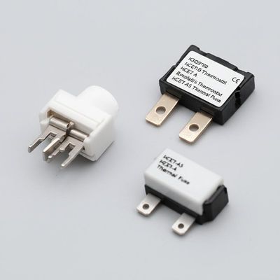 KSD9700 เทอร์โมสแตตแบบสองโลหะที่มีอุปกรณ์ปรับอากาศ 0-250 °C กล่องเบเคลิต และติดต่อปิดปกติเพื่อป้องกันความร้อน