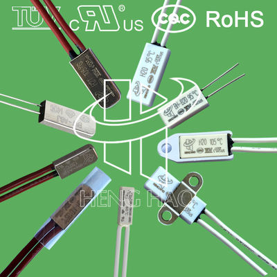 H20 Temperature Thermostat Switch , 18.5 Length Bimetal Temperature Switch