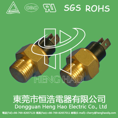 M16 G4/1 M10 M20 copper thread head bimetallic thermostat temperature sensor switch 250V 10A 16A 0-250C