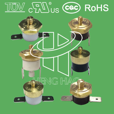 M16 G4/1 M10 M20 copper thread head bimetallic thermostat temperature sensor switch 250V 10A 16A 0-250C
