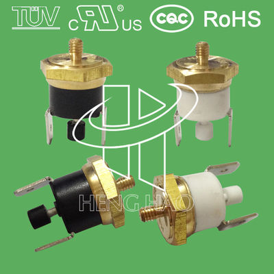 M16 G4/1 M10 M20 copper thread head bimetallic thermostat temperature sensor switch 250V 10A 16A 0-250C