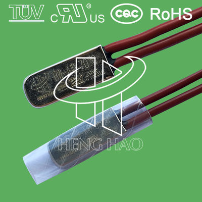 Auto Reset Thermal Protector Fuse Metal Case Thermal Protection Switch