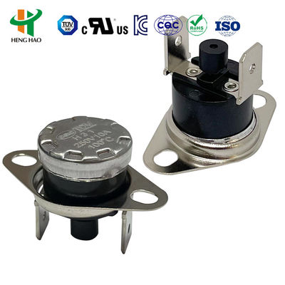 KSD301 เทอร์โมสแตตแบบสองโลหะ เทอร์โมสแตตแบบฉับพลัน เทอร์โมสแตตสลับตัดความร้อน