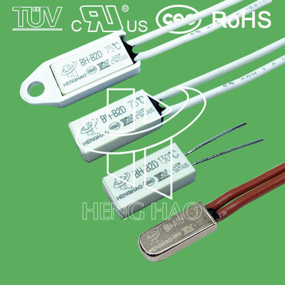 BH-B2D overheat thermal Protection Switch rated 250v 5a Overload temperature Protection with UL TUV KC CQC